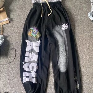 Black y2k sweats